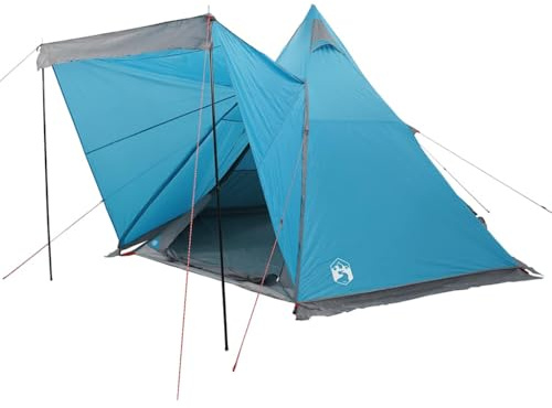 vidaXL Tipi Zelt Familienzelt Campingzelt Pyramidenzelt 6 Personen Wasserdicht