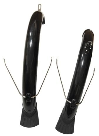 Baoblaze Parafanghi Pieghevoli per Bici Paraspruzzi per Bicicletta Protezione per Ruote da 20 Pollici Larghezza 46 mm Robusti parafanghi per Bici Neri, Style B