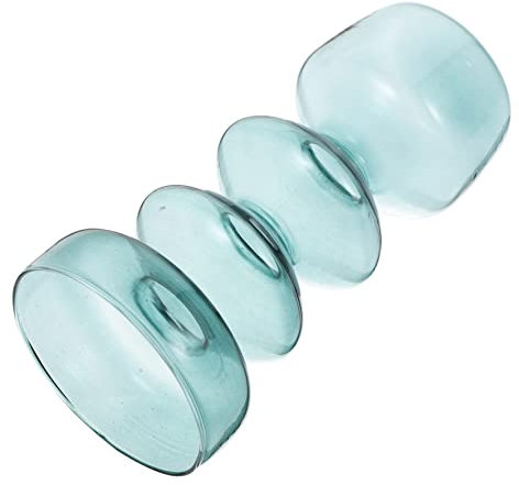 HOLIDYOYO Vaso De Hidroponico Decorativo para Mesa Elegante Jarrón De Azul para Salón y Dormitorio