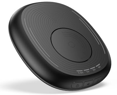 Mouse Jiggler Nicht Nachweisbar,Mausbeweger mit EIN/AUS-Schalter,Geräuschloser Mausrüttler with LED, Treiberfreie Computer Mausbeweger with Timing für Computer, Laptop, PC, Zuhause, Büro- Schwarz