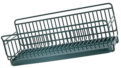 Fahoujs Moda Cucina Mensola Da Parete Foratura Senza Acciaio Al Carbonio Rack Lavelli Organizzatori Conservazione Drenaggio Parete Montato