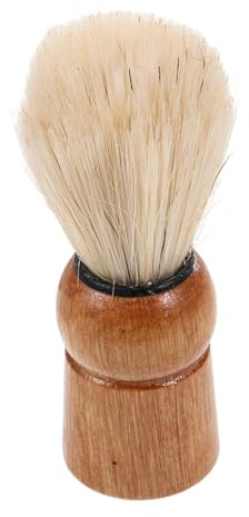 Toyvian Retro Rasierpinsel mit Holzgriff Bartpflege Schaum brush für Herren Ergonomisch Leicht und Präzise für Schonende Rasur und Reisegebrauch