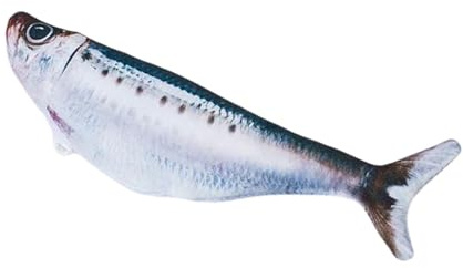 Doiyislem Katzen Spielzeug Fisch - 150mAh Zappelnder Fisch Katzen Spielzeug | Interaktives Automatisches Elektrisches Realistisches Jagd Enrichment Spiel,Für Innen Außen Aktivität Förderung