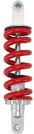 Xiuganpo Amortiguador Universal, 220 Mm, 1500 Lb, Amortiguador Trasero para Motocicleta, con Resorte de Suspensión Ajustable y Diseño Impermeable, para ATV, Kart y Motos de Cross de 50,