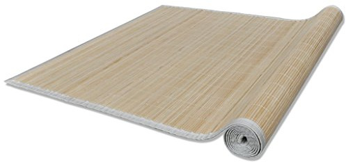 Festnight Tappeto bambù Naturale Rettangolare 120 x 180 cm