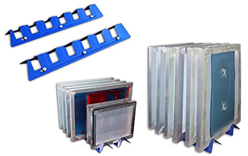 TECHTONGDA 6 Slot Screen Printing Frame Rack: Adjustable, Space-Saving, Non-Foldable, Adults