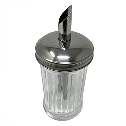 HTUK® Bec verseur à sucre en verre avec long bec verseur 75 ml
