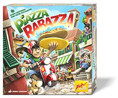 Zoch 601105182 Piazza Rabazza - Geschicklichkeitsspiel für 2 bis 4 Spieler – Das Sammelspiel für ruhige Hände, ab 6 Jahren