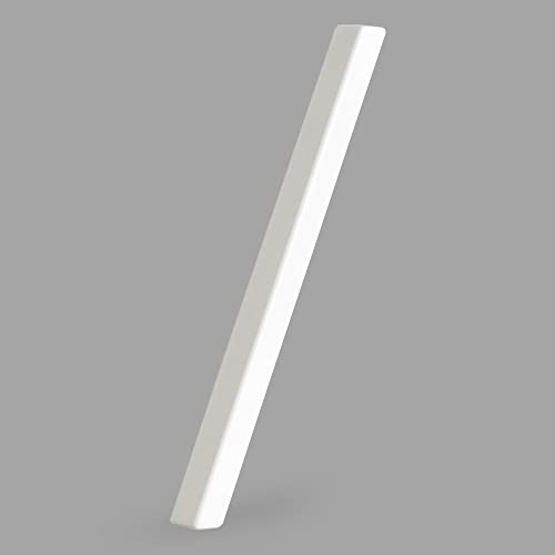 HASWARE Flytande husnummerskylt, 12 cm (5 tum), moderna dörrnummerskyltar, plack, gata, hem, adress, siffror, svart metall (snedstreck, vit)