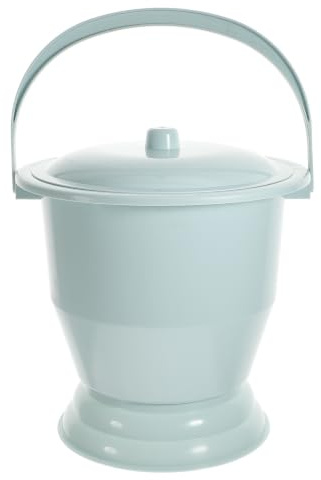 Chamber Pot with Lid Spittoon Chamber Buckets Seat Handle Potty Portable Toilet Urinal Night Urine Jug Potty Urinal Bottles for Elderly Pregnant Patient Blue
