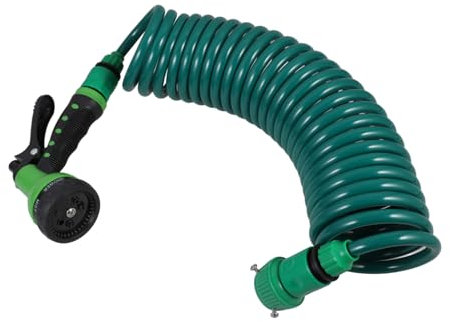 KONTONTY EVA-Autowaschwasser-Sprühset 7 5 m Gartenschlauch mit Sprühspiralschlauch für die Autowäsche und Außenreinigung
