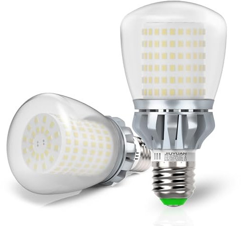 JIUYUAN E27 LED Neutralweiss 4000K 3760LM, 27W LED Glühbirne E27 ersatz 250W Glühlampe, Maiskolben Glühbirne Energiesparlampe Birnen Nicht Dimmbar - 2 Stück