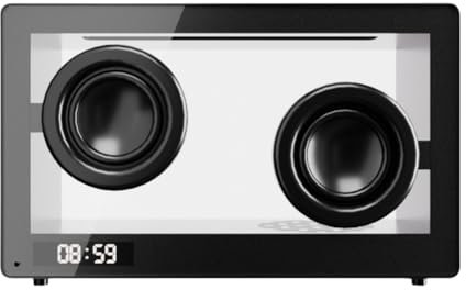 LYEAA Altavoces Transparentes inalámbricos Soporte para Tarjeta TF y Altavoces de Barra de Sonido HiFi compatibles con