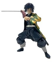 BANDAI - Ultimate Legends HD - Figurine d'action Demon Slayer 12 cm - Giyu Tomioka - Licence Officielle Demon Slayer - Figurine articulée Giyu - Jouet Enfant 4 Ans et + - VE88968