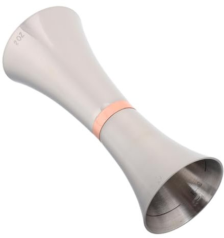 Cabilock Misurino in Acciaio con Doppia Testa per Cocktail Tazza Misurazione Portatile per Barman e caffè Espresso