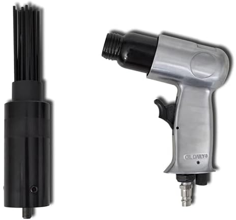 Dérouilleur à aiguilles à air comprimé - Marteau manuel pour nettoyage professionnel et traitement de surface - Idéal pour la peinture de voiture, l'élimination de la rouille et la restauration du
