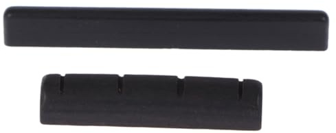 ULTECHNOVO Gitarrensattel Ukulele-gitarre Ebenholz-ersatzsteg Und Sattel Langlebig Und Leicht Zuschneidbar Für Passform Verbessert Spielbarkeit Und Klang
