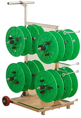 Organizzatore per avvolgicavo Resistente - Portarocchetto e distributore Multiuso per avvolgicavo, Resistente portarocchetto per Uso Elettrico, Industriale e al Dettaglio
