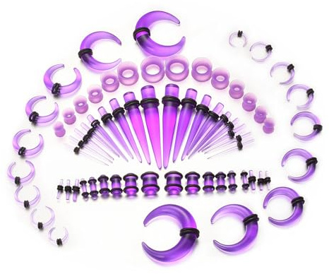 Airokiy Tapers Dehn Stab Ear Stretching Kit Acryl Tapers Expander Piercing Kit Viele Farben
