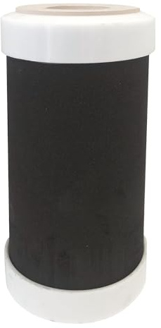 AQUAWATER, 104525, Cartouche 5 de charbon actif naturel 3 en 1 pour filtration de l'eau - Élimine goûts, odeurs et impuretés - Compatible avec tous les porte-filtre de 5 pouces