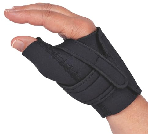 Comfort Cool Thumb CMC Restriction Splint, Provides Direct Support For The Thumb CMC Joint While Allowing Full Finger Function, Right Hand, Medium Plus