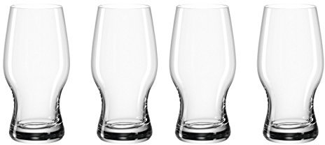 Leonardo Taverna 049449 - Juego de 4 vasos de cerveza, vasos de cerveza, vasos de cerveza artesanal, cristal, 330 ml