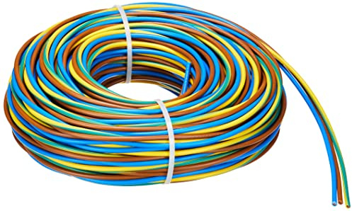 Electraline 25151 Câble H07 V-K 3X1X2,5 25M Noir/Bleu/Jaune/Vert