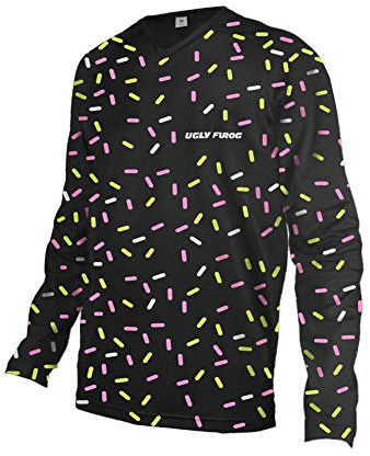 UGLY FROG DEHWCX04 Neue Radtrikot Thermo Herren Set Fahrradbekleidung Langarm Mountainbike MTB Jersey Triathlon Bekleidung