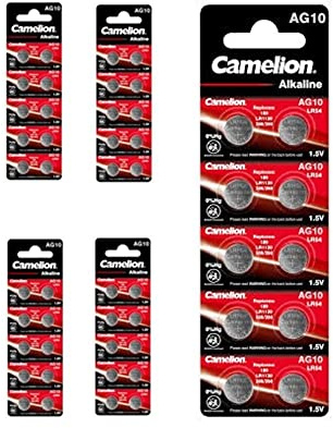 Camelion AG10 G10 LR1130 LR54 1.5V Knopfzellenbatterie - 5X Blisters