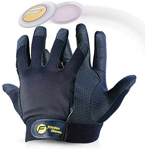 Disc-Sporthandschuhe – gummierte Handfläche und Finger für erstaunlichen Halt auf all Ihren Würfen – perfekt zum Fahren und Putten – spielen Sie Ihr Bestes bei jedem Wetter