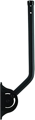 RCA TV Antenna Mount - Universal, Adjustable, Outdoor and Attic TV Antenna Mast. 18.8-Inch Steel J-Pole with Adjustable Bracket, Weatherproof, Mounting Hardware Included, Black (VH119E)