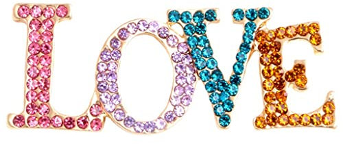 C SS CC Broschen Multicolor Strass Liebe Broschen Frauen Männer Brosche Pins Schmuck Geschenke Anstecknadeln Für Damen