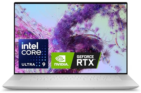 Dell XPS 16 9640 Ordinateur Portable 16.3 OLED UHD+ Tactile, Édition Intel Evo - Processeur Intel Core Ultra 9, Graphique NVIDIA GeForce RTX 4070, RAM 32Go, SSD 1To, Windows 11 Home, Clavier Français