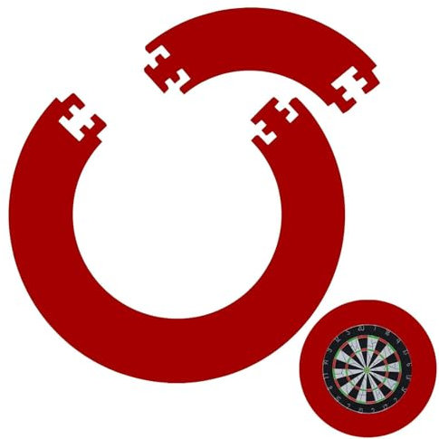 Dartscheibe Surround, Dartscheibe Schutzring Dartscheibe Schutz, Dart Surround Auffangring, Eva Surround Wandschutz für Dartscheibe, Tragbare Dartscheibe Wandschutz (B)