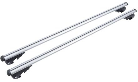 Dachträger 2 Stück Für VW Für Touran Für Kombi 2003–2014, Abschließbarer Silberner Aluminium-Dachträger Dachgepäckträger