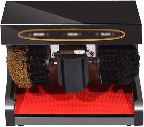 ASEENXPS Electric Shoe Polishers Electric Shoe Brush Home Shoe Polishing Machine Hotel Lobby Automatic Induction Electric Shoe Shine Machine Multi-Function Commercial(Color:C)