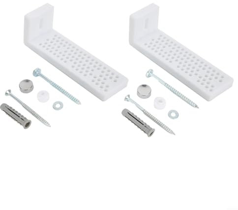 Sistema de montaje eficiente para inodoro con pernos de anclaje, juego completo de accesorios para una fácil instalación (M)