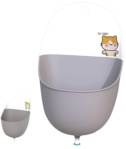 Toyvian Pinkelflasche für Kinder Höhenverstellbares Kleinkindurinal mit Cartoon Design Leicht zu Reinigen Urinal für Jungen Beim Töpfchentraining im Badezimmer