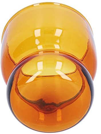 aqxreight Copa de Vidrio de Borosilicato para Bebidas Frías y Calientes, Fáciles de Limpiar, Microondas y Lavavajillas, Adecuadas para el Hogar, Hotel, Cafetería, 350 Ml (BROWN)
