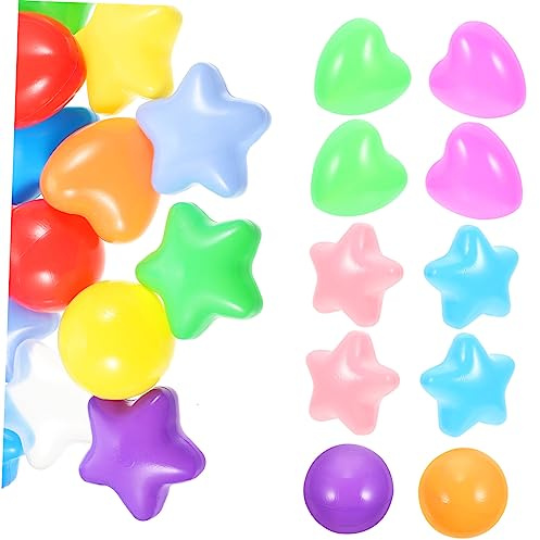 PERSELOSO 150piezas Bolas De Océano Forma De Estrella Balones para Fiesta para Actividades Al Aire o Interiores