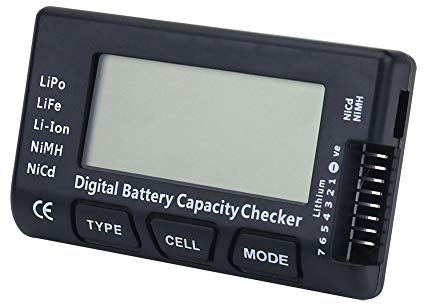 RASTKY Battery Capacity Tester Li LiFe NiMH/NiCd Battery - Digital Checker with Voltage Tester, Monitor and Detector