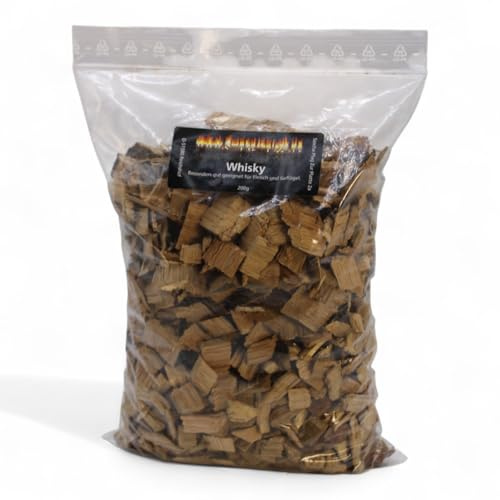 Räucherchips Mix & Set – individuell kombinierbar mit 26 Sorten a 200g – BBQ & Smoker Holzchips selbst wählen (Whisky)
