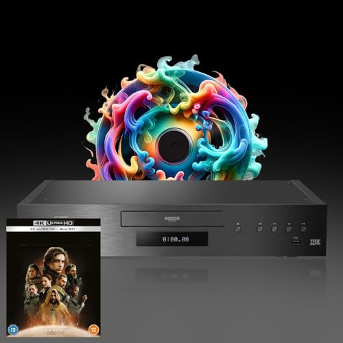 MULTIREGION Blu-ray Player Compatible with Panasonic DP-UB9000 MultiRegion Blu-ray Region A, B & C - DVD Regions 1-8 - Bundle Including Dun. 4K UHD Disc