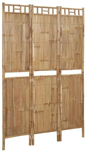 Lumanois Paravento a 3 Pannelli in bambù 120x180 cm, Mobili,Separè, 15kg-341748