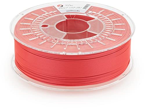 extrudr® PLA NX2 MATT ø1.75mm (1kg) 'HELLFIRE RED/ROT MATT' - 3D Drucker Filament - Made in Austria