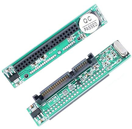 Aukson P81 2,5 IDE HDD/SSD zu SATA Konverter - 44-poliger IDE auf SATA Adapter für Laptop und 2,5 Zoll Festplatten