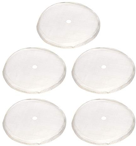 5Pcs Reusable Coffee Filter, 80 Mesh French Press Replacement Filter Screen Stainless Steel Coffee Maker Filters for 600ml French Press Pot Accessory