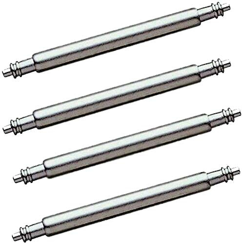 Eichmüller 4 Stück 12mm Edelstahl Federstege Stifte 1,8mm Durchmesser für Uhren Armbänder