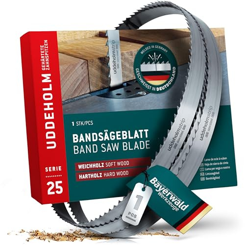 Bayerwald Uddeholm gehärtete Zahnspitzen Bandsägeblatt - 3454 x 25 x 0.6 x 8 / für alle gängigen Holzarten/Sägeband passend für Holzmann HBS 470 PROFI uvm.