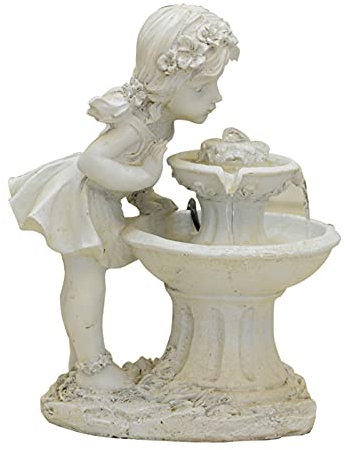 Fuente de mesa Fuente de la mesa de la resina de la fuente de la mesa para el ornamento del hogar Regalos decorativos de la escultura para los amigos para la buena suerte Decoración de regalo
